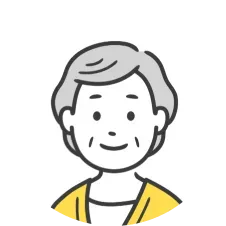 Bさん　90代女性 イメージ